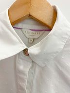 Vintage white ted baker small polo shirt