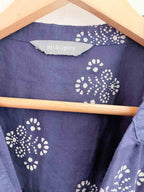 Vintage principles large purple patterned shirt