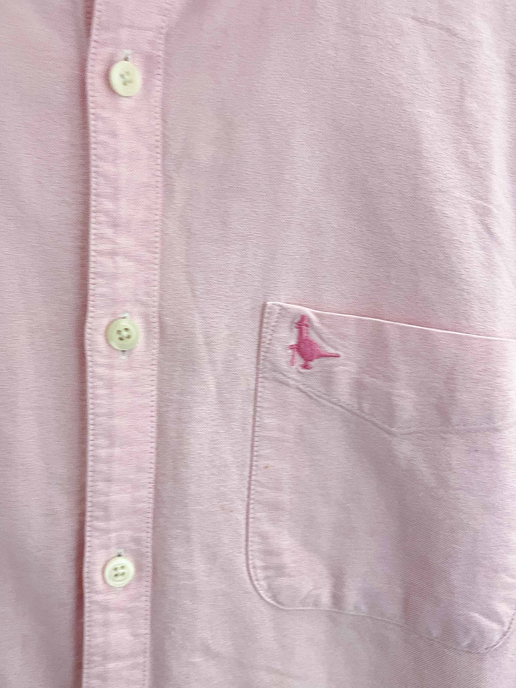 Vintage pink jack wills regular fit mens large shirt