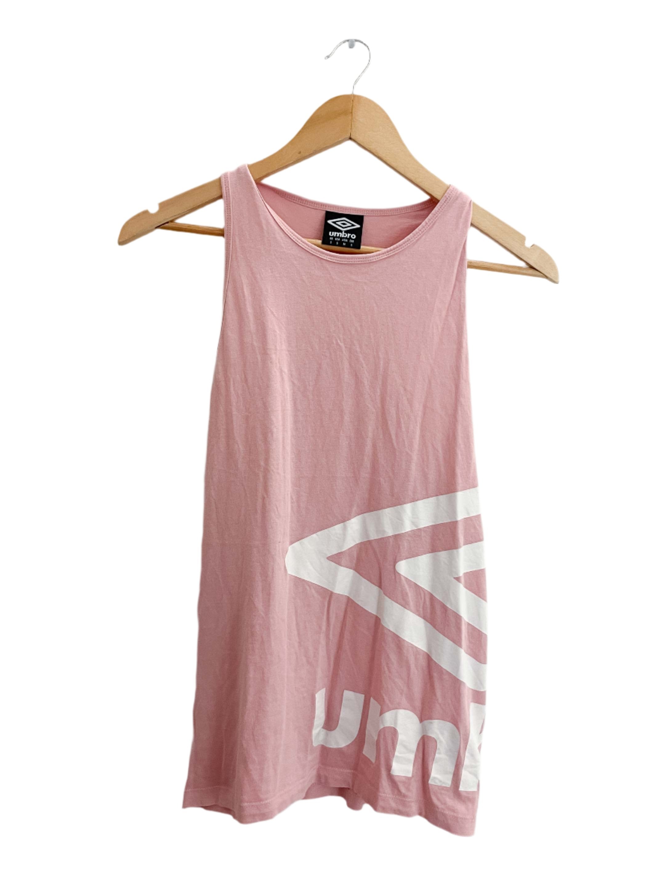 Vintage umbro women pink small tank top