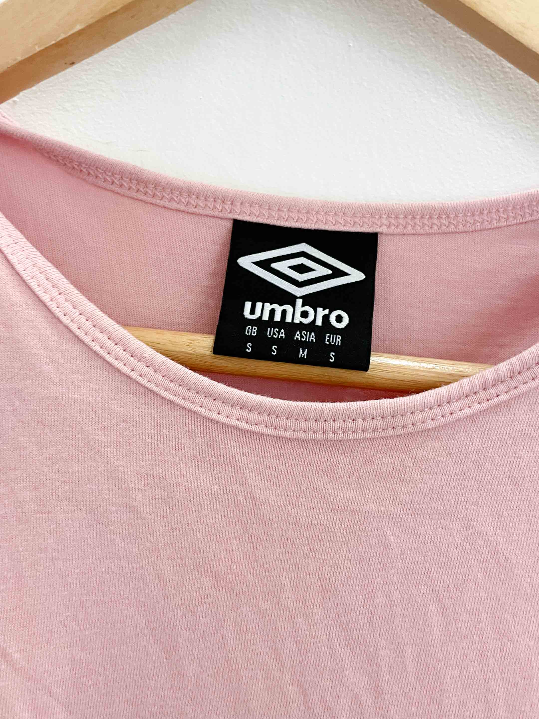 Vintage umbro women pink small tank top