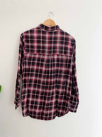 Vintage Gap thick red checkered medium long sleeve shirt