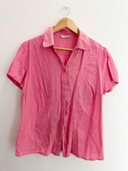 Vintage womens pink shirt size 16