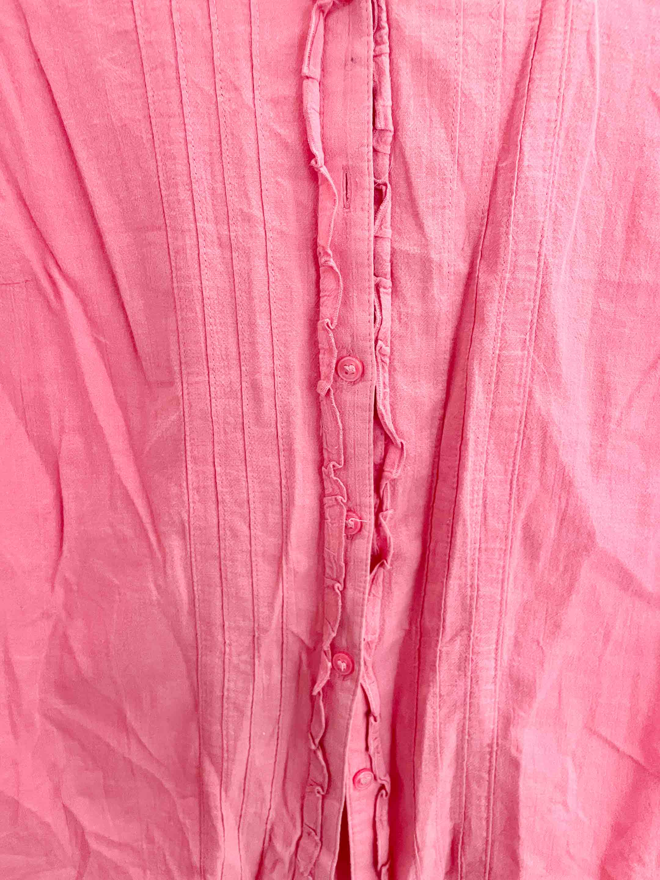 Vintage womens pink shirt size 16