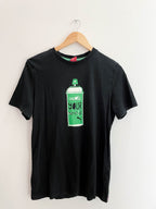 Vintage puma create your world graphics black womens tshirt size XL