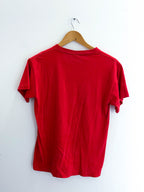Vintage mens Rutgers football red small tshirt