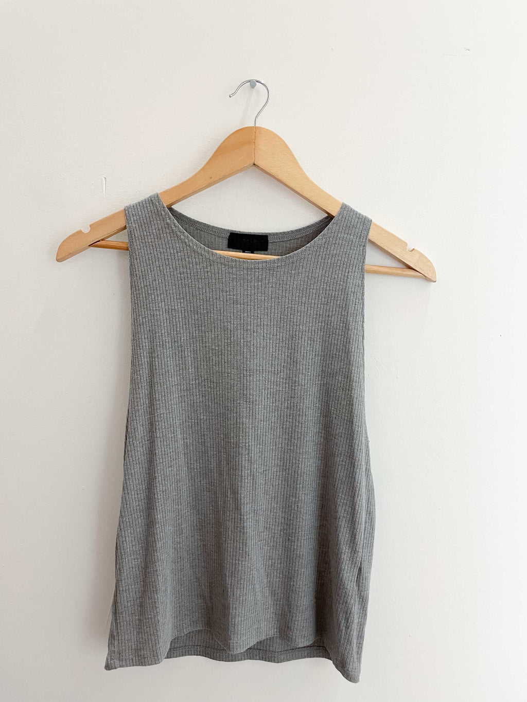 Vintage topshop grey tank top uk 14