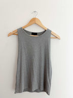 Vintage topshop grey tank top uk 14