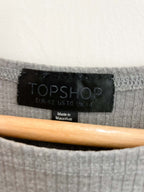 Vintage topshop grey tank top uk 14