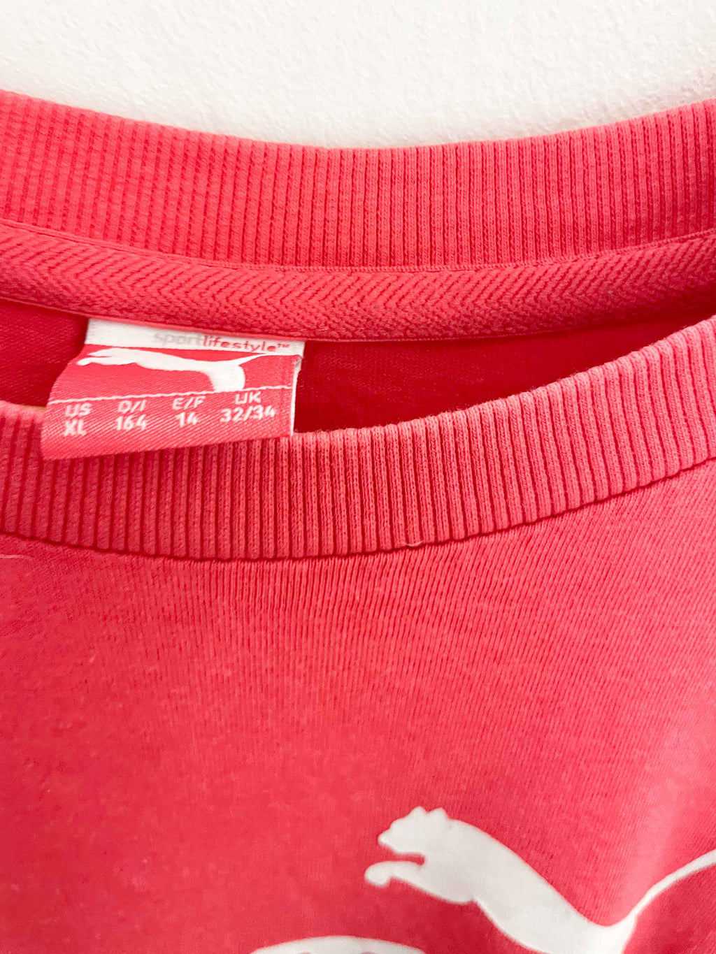 Vintage red puma tshirt size XL