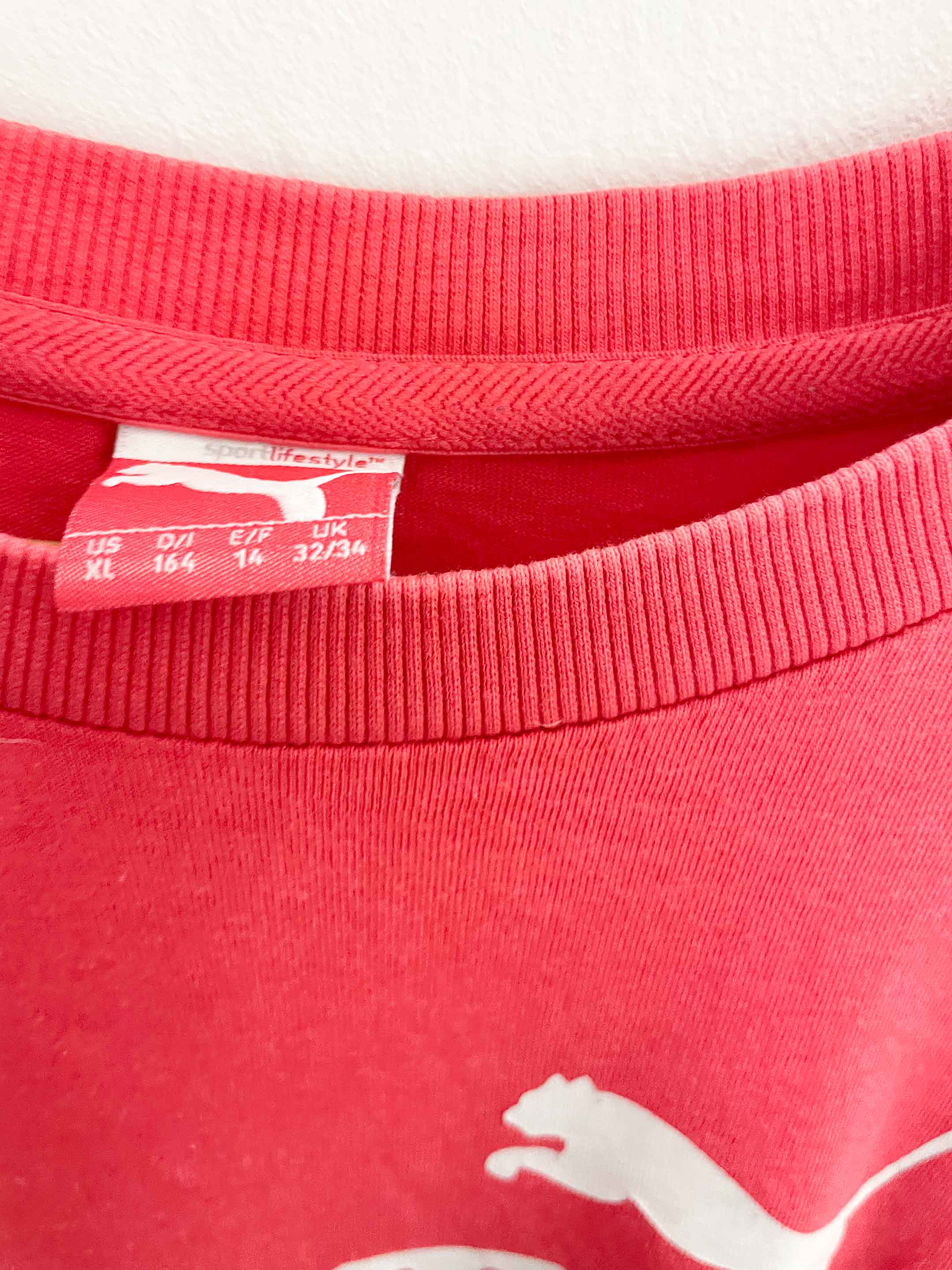 Vintage red puma tshirt size XL