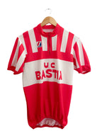 Vintage red U.C Bastia large jersey top