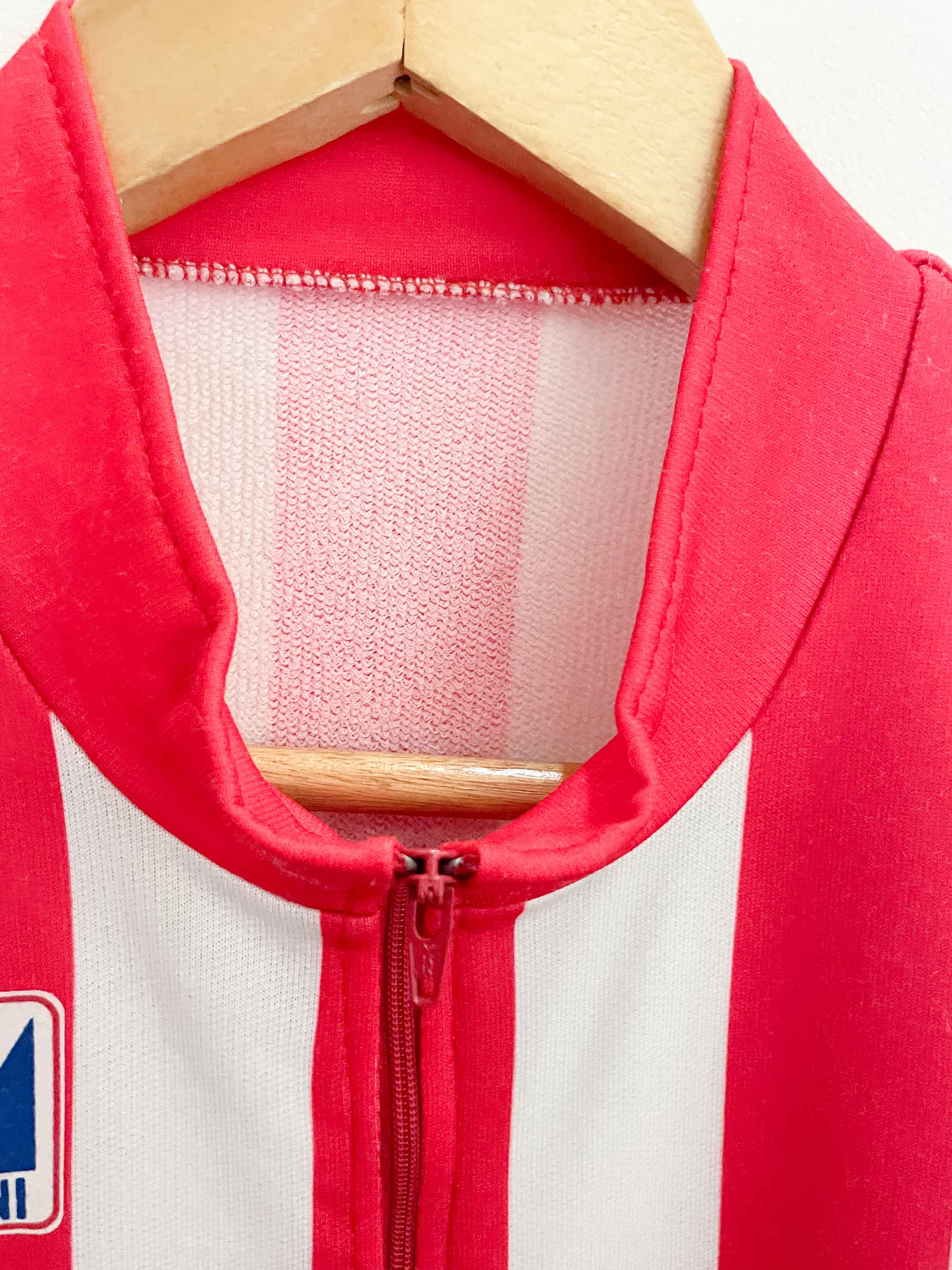 Vintage red U.C Bastia large jersey top