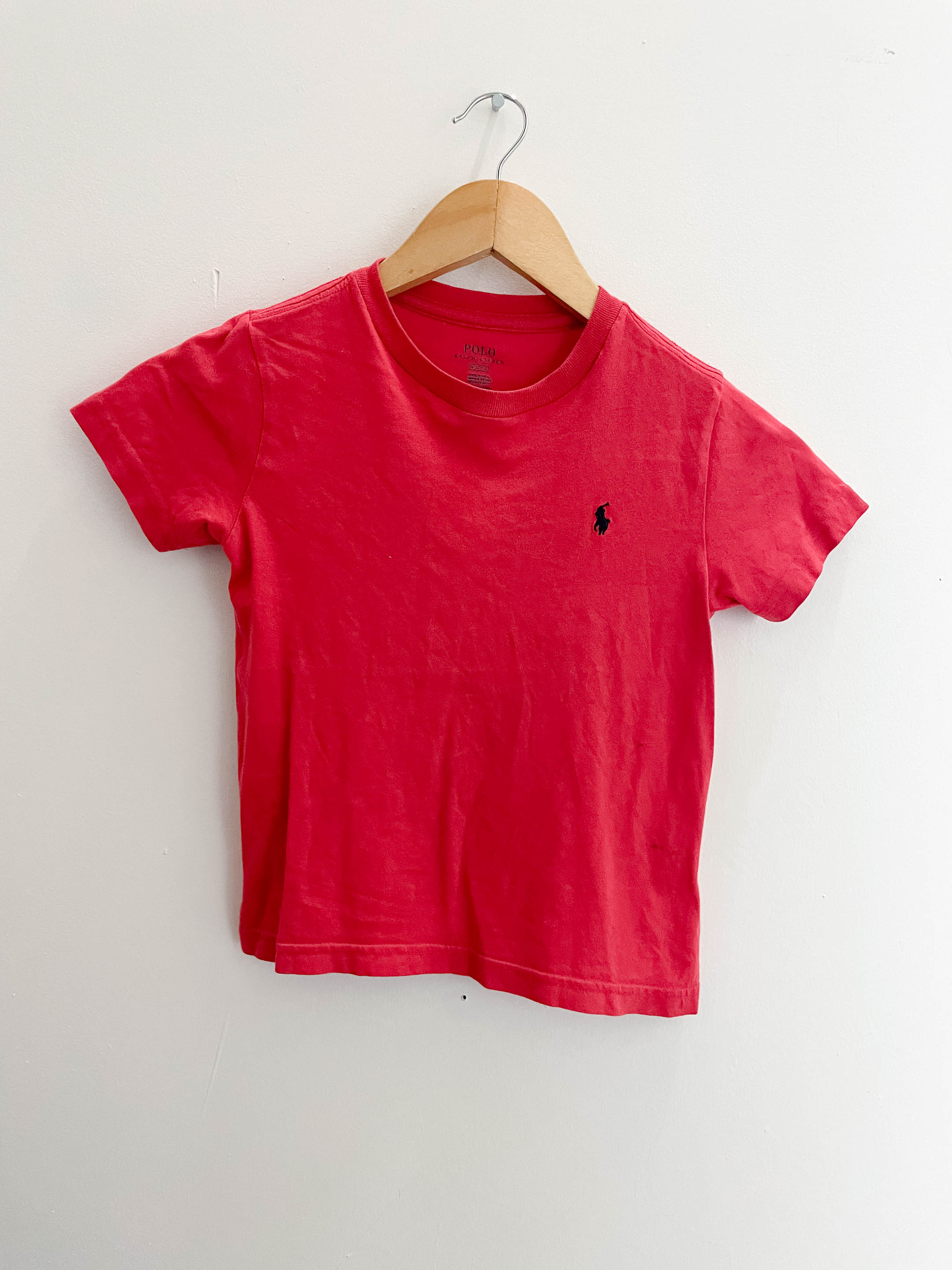 Vintage red polo ralph lauren tshirt size XS