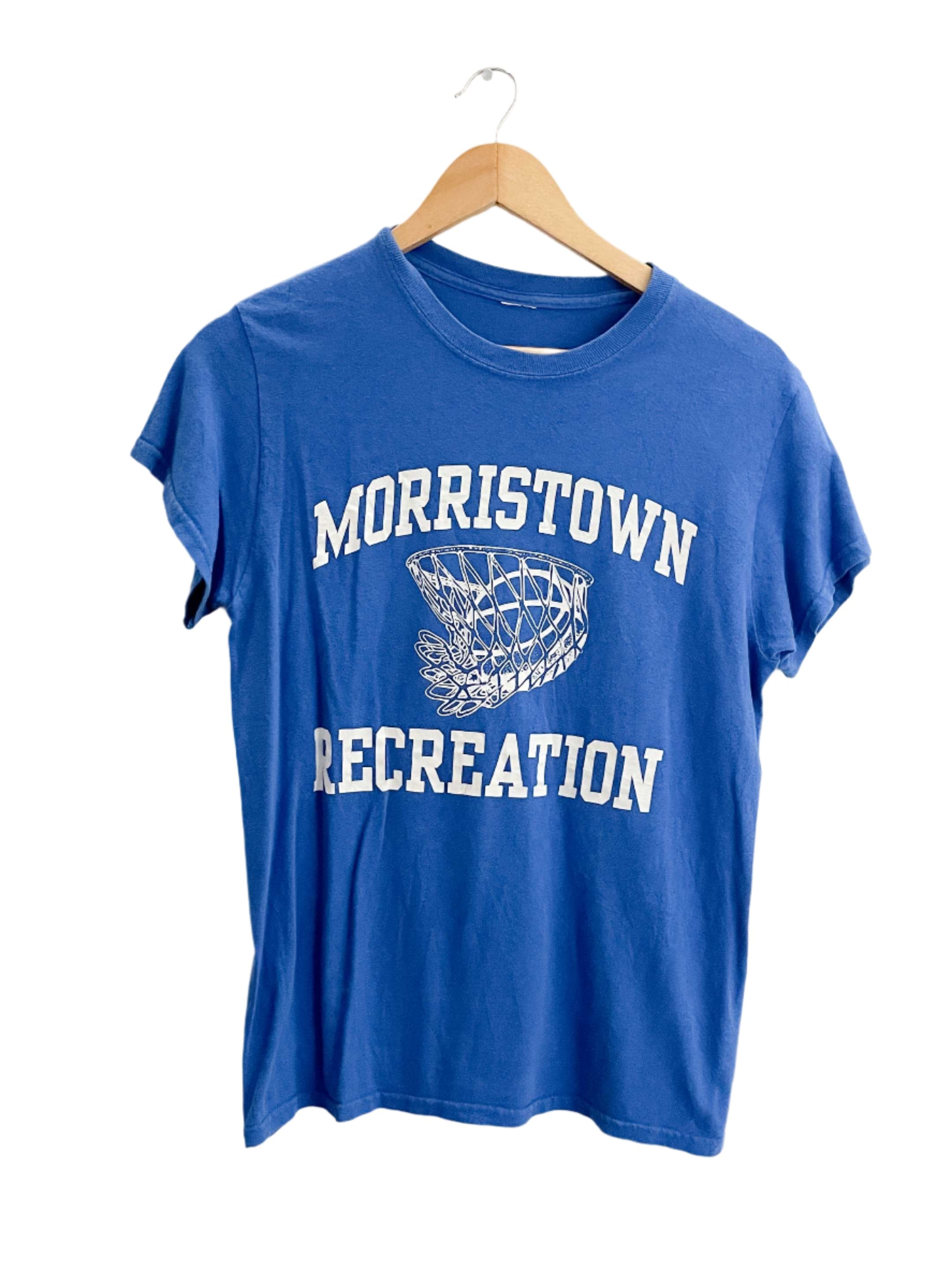 Vintage morristown recreation graphics blue medium tshirt