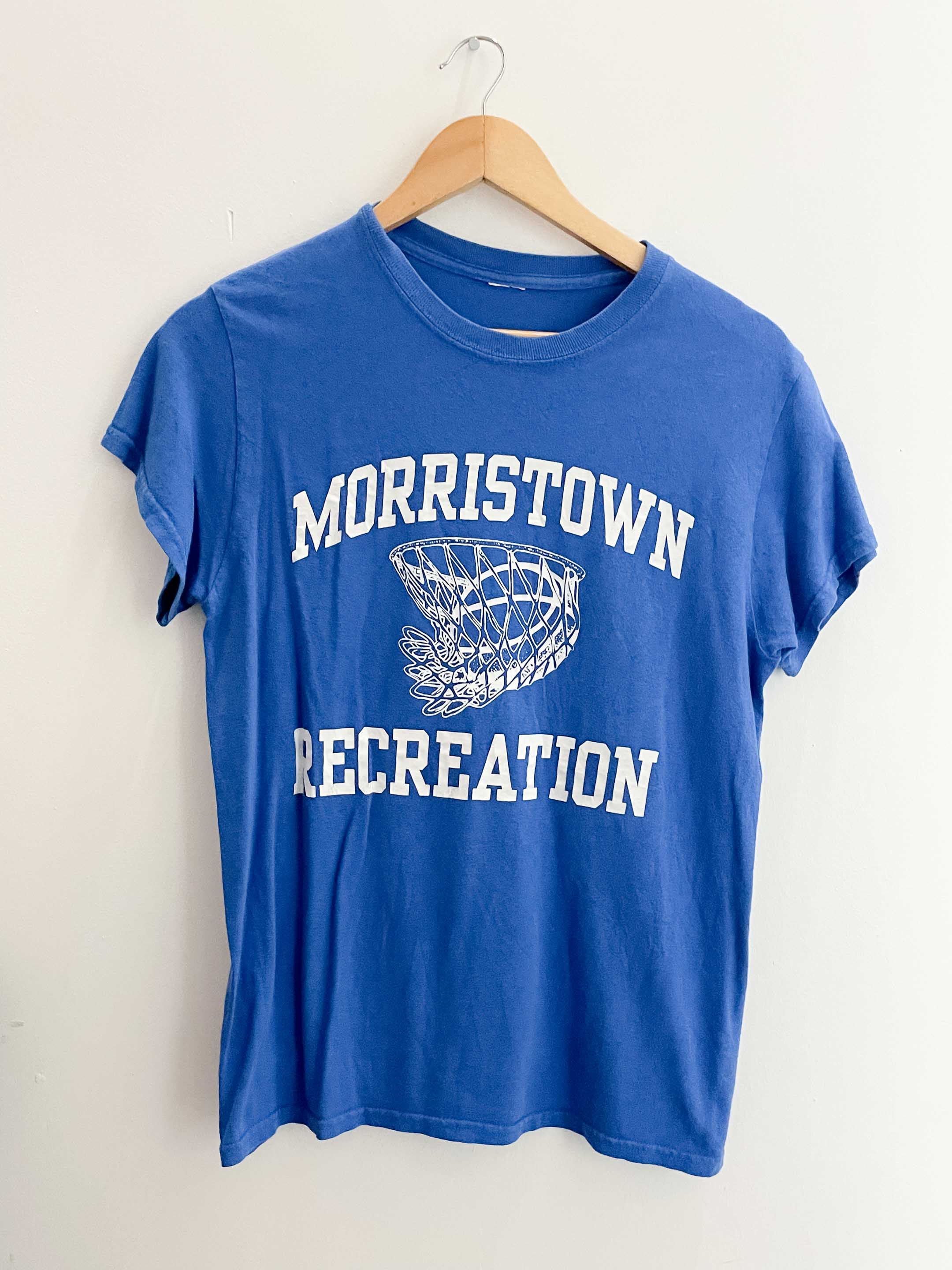 Vintage morristown recreation graphics blue medium tshirt