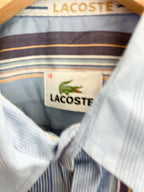 Vintage Lacoste 90s blue womens Button up Summer Festival Shirt