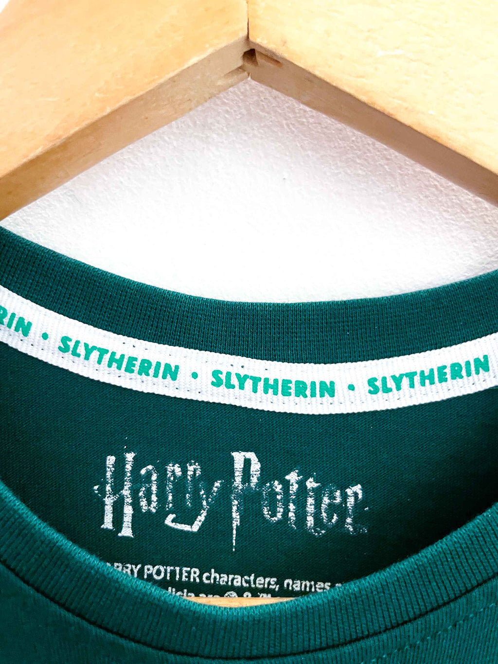 Vintage Harrypotters slytherin green medium tshirt