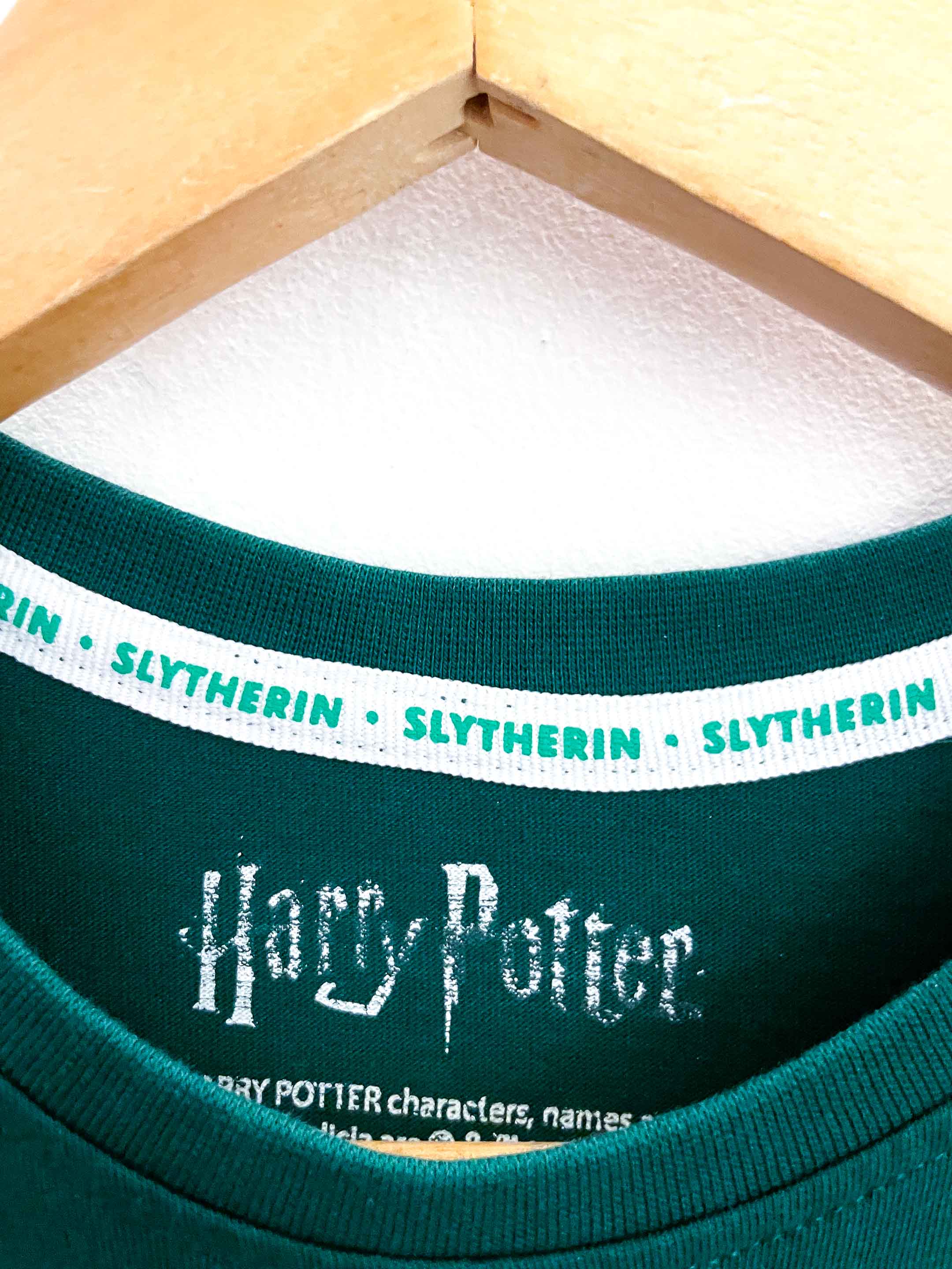 Vintage Harrypotters slytherin green medium tshirt