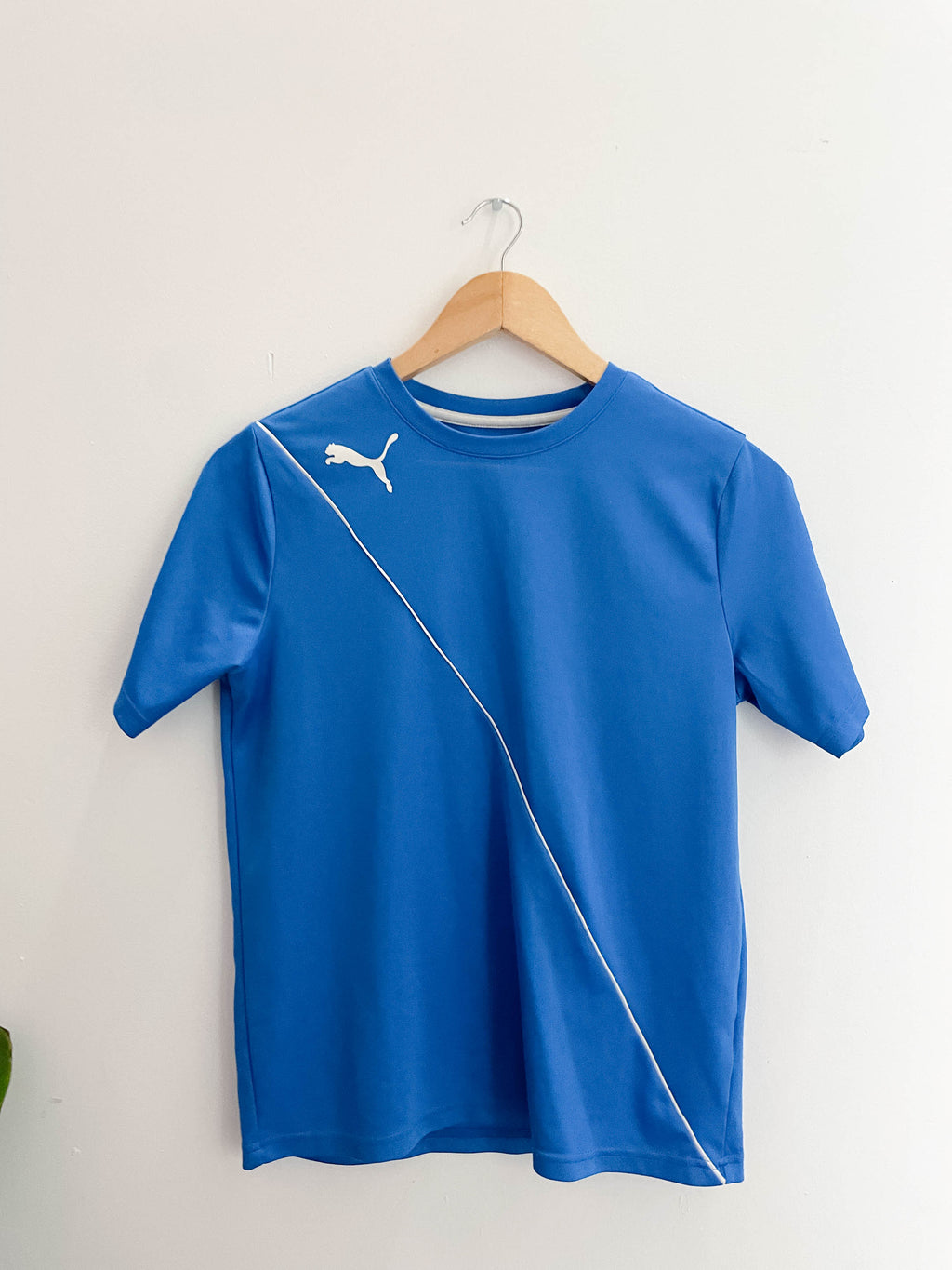 Vintage blue small puma tshirt