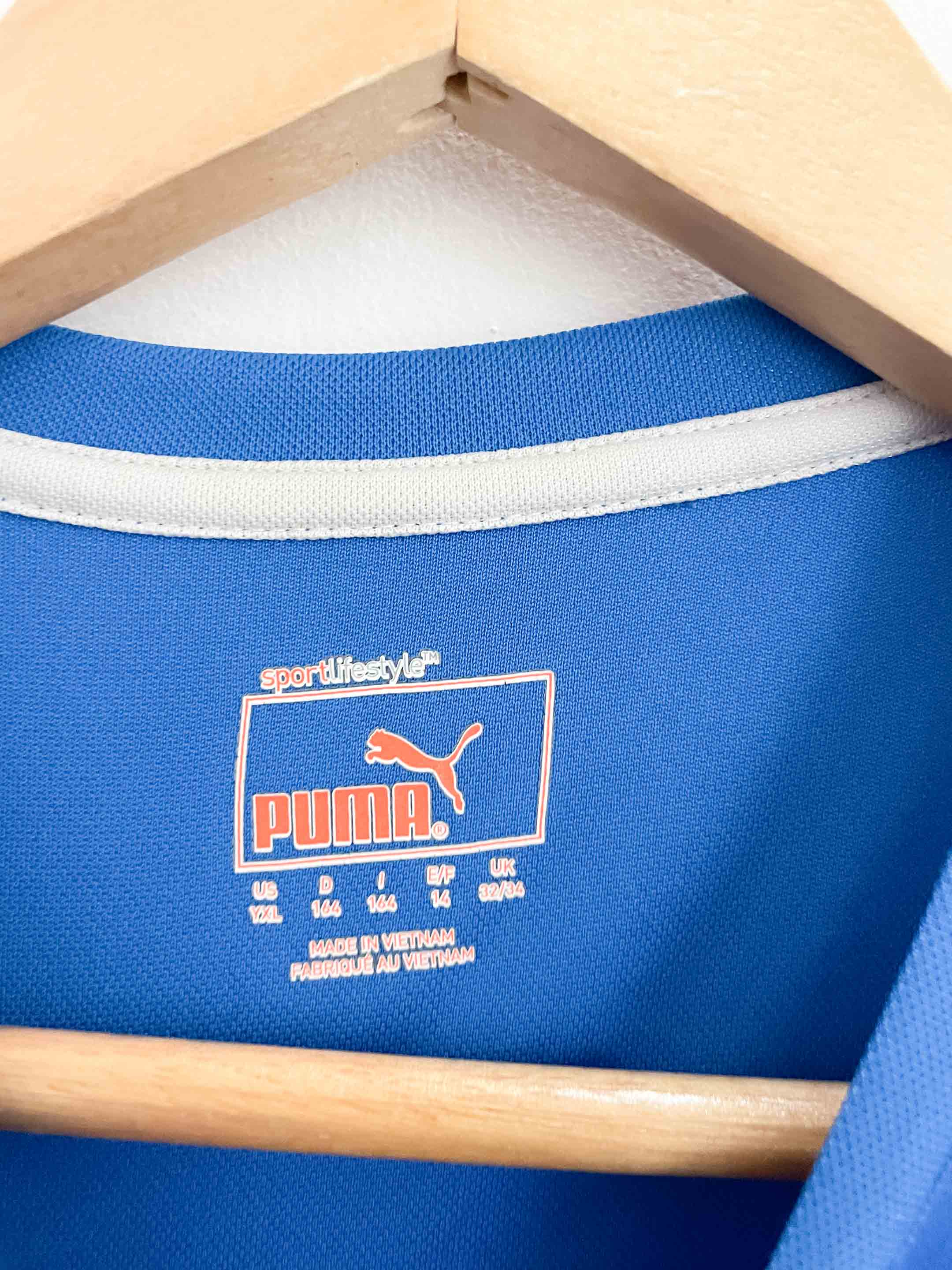 Vintage blue small puma tshirt