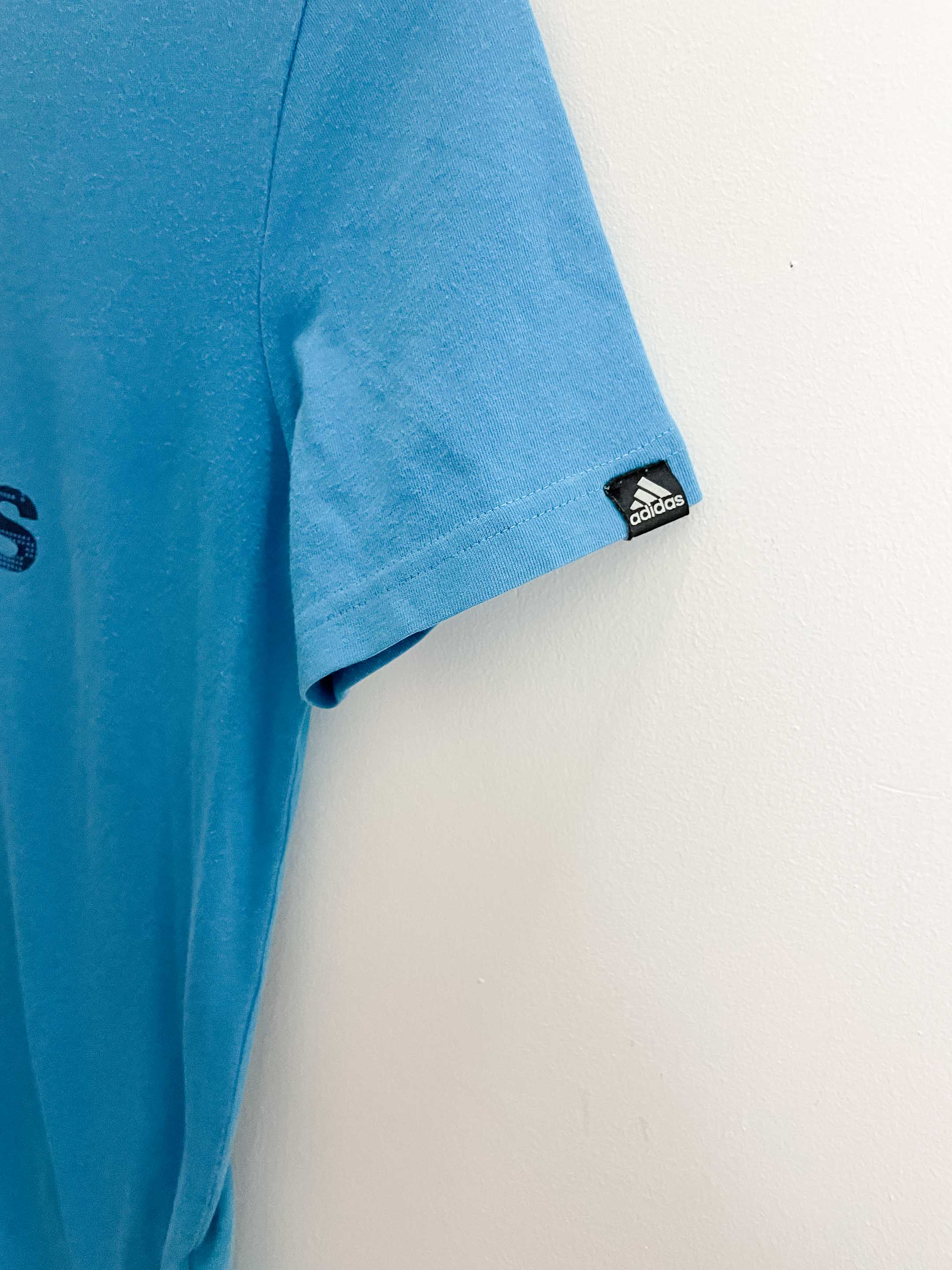 Vintage small blue adidas tshirt