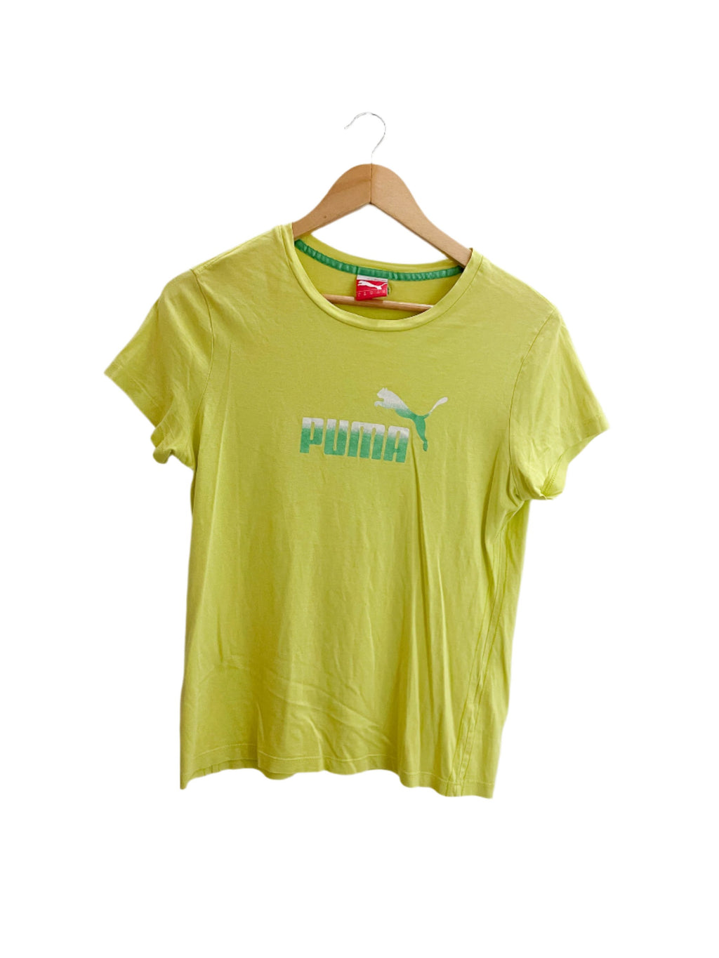 Vintage yellow puma large Tshirt