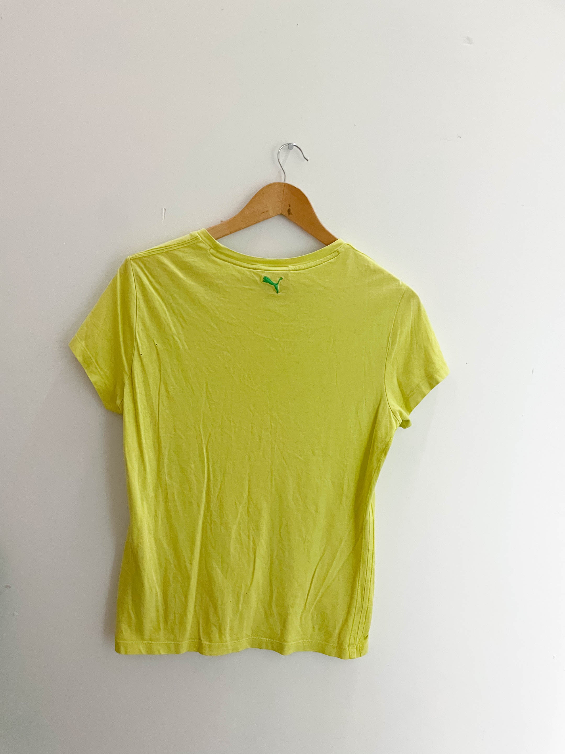 Vintage yellow puma large Tshirt