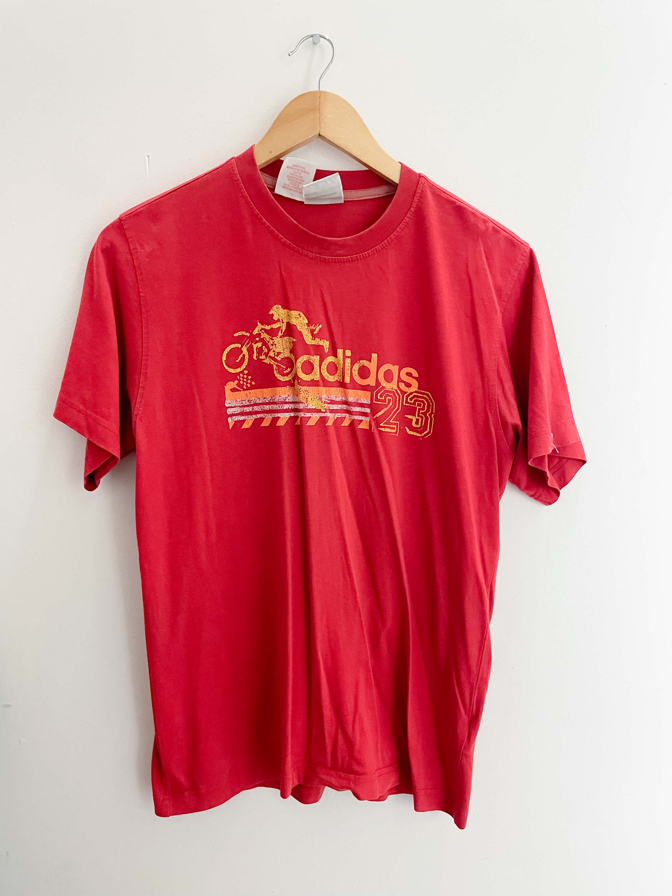 Vintage Red adidas 23 Graphics T-Shirt