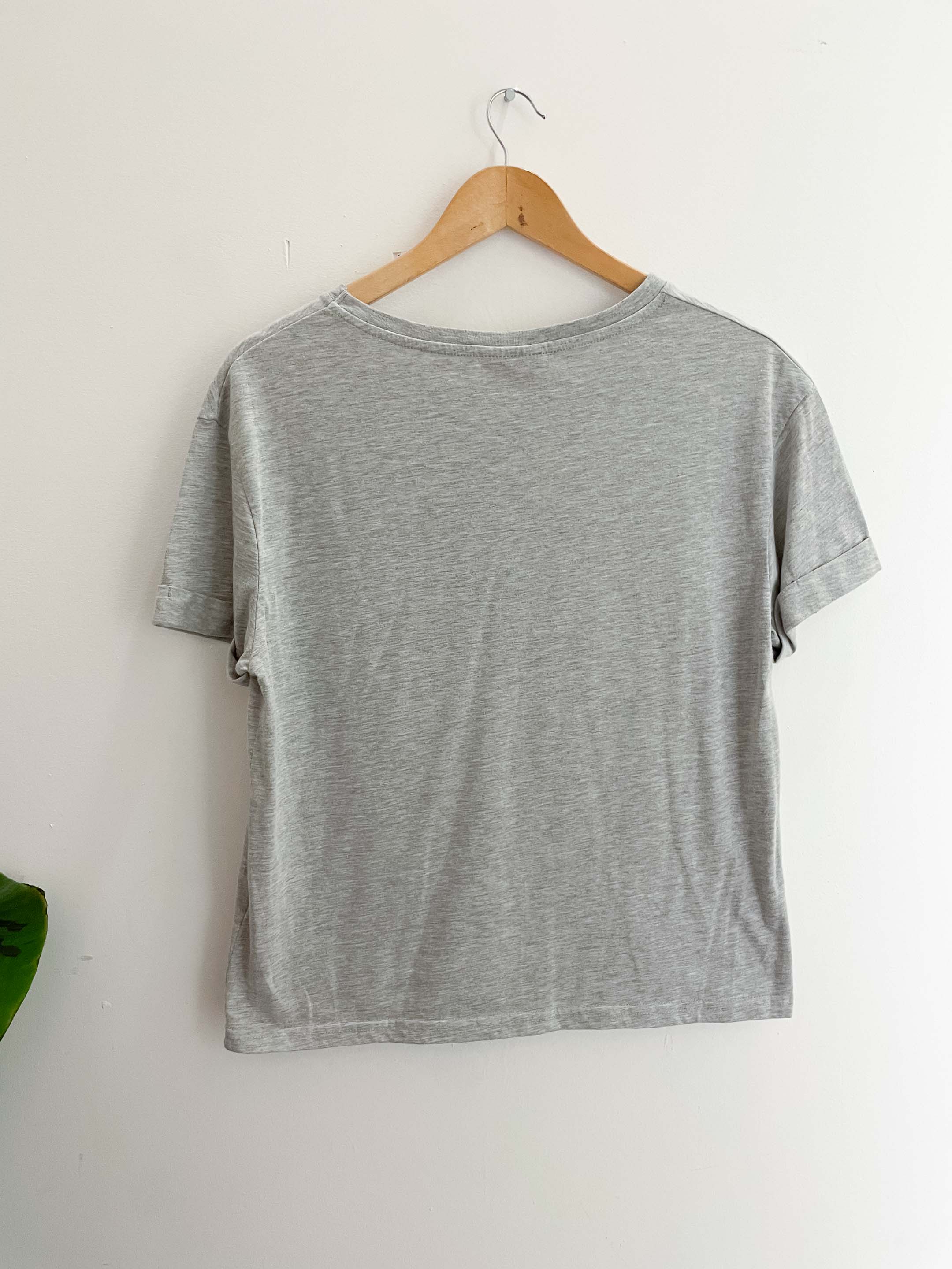 Vintage Grey Enjoy Coca Cola graphics large T-shirt