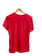 Vintage Adidas who is the king graphics red small tshirt