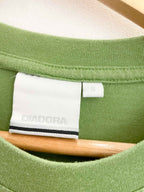 Vintage Diadora takes you to victory green small tshirt