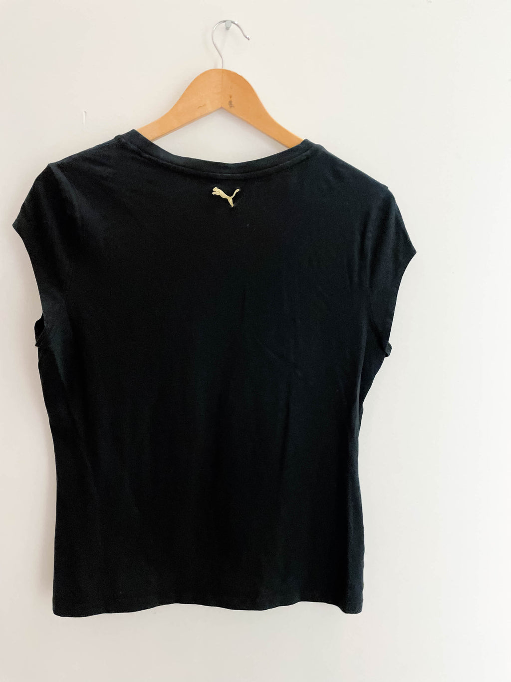 Vintage black puma medium short sleeveless tshirt