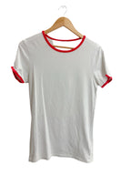 Vintage US Blanks US609 Ladies' Classic Ringer White T-Shirt