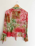 Vintage per una multi ladies blouse size 12
