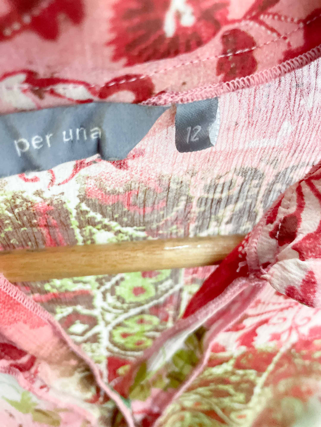 Vintage per una multi ladies blouse size 12