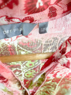 Vintage per una multi ladies blouse size 12