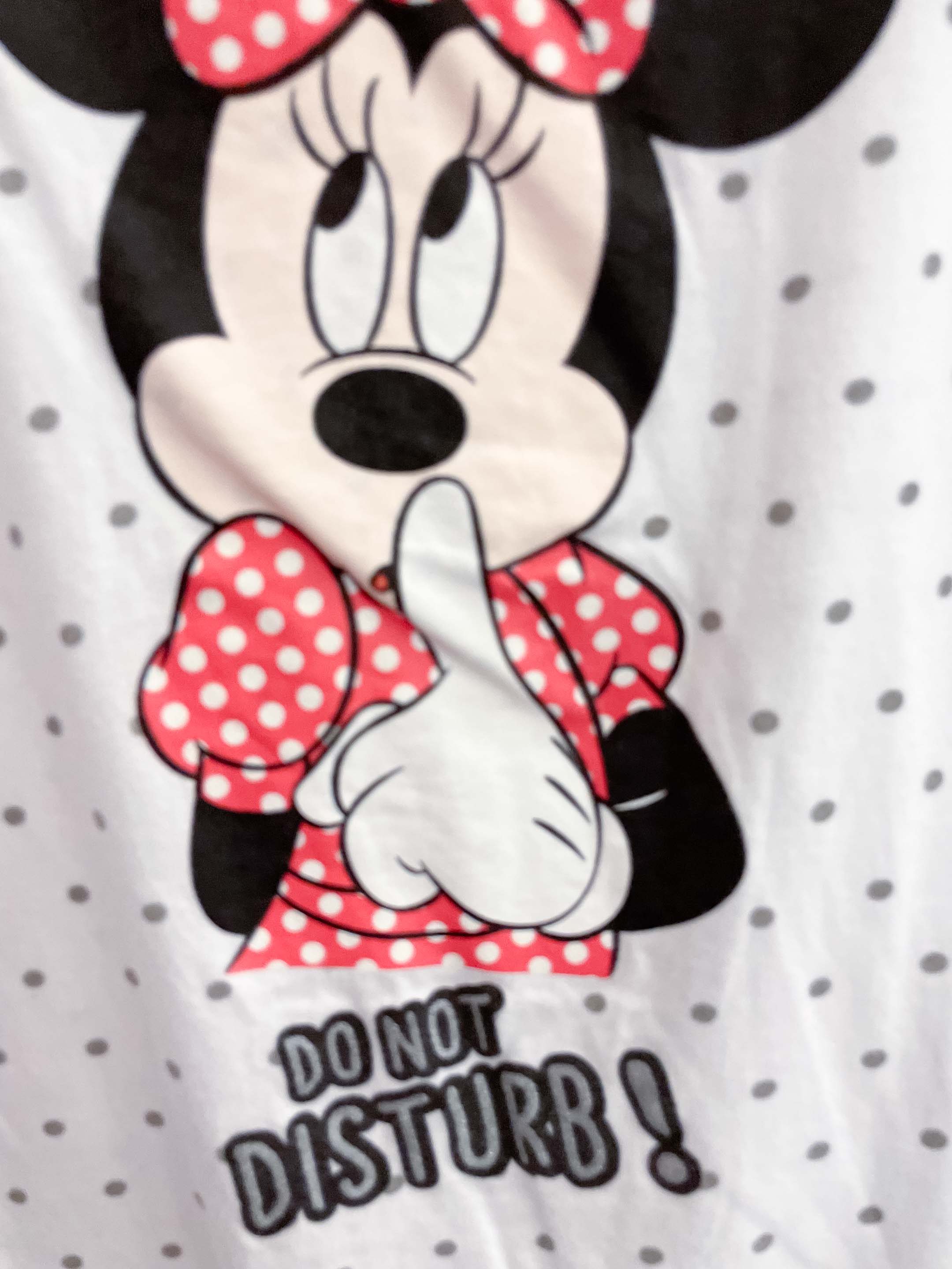 Vintage white dotted disney mickey mouse small tshirts
