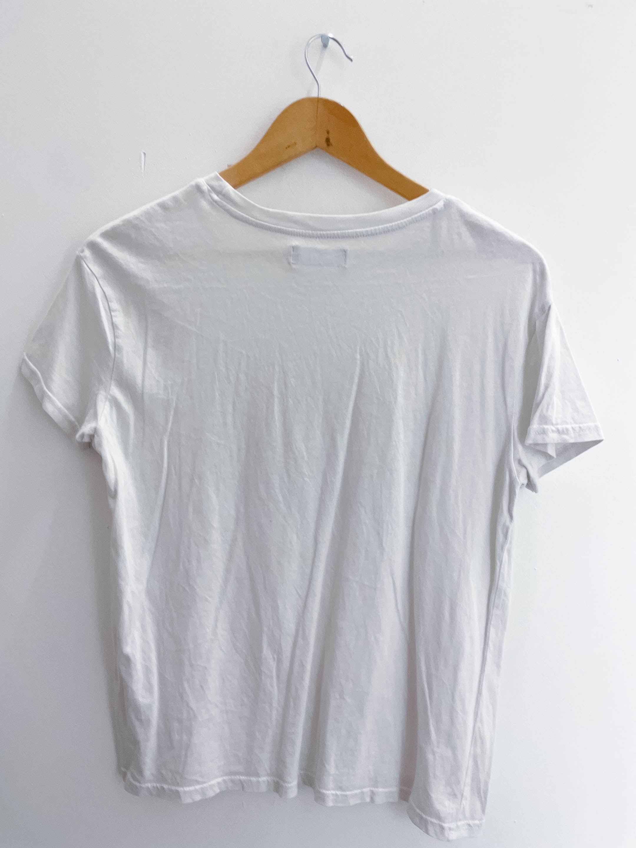 Vintage white tastemaker graphics mens medium tshirt