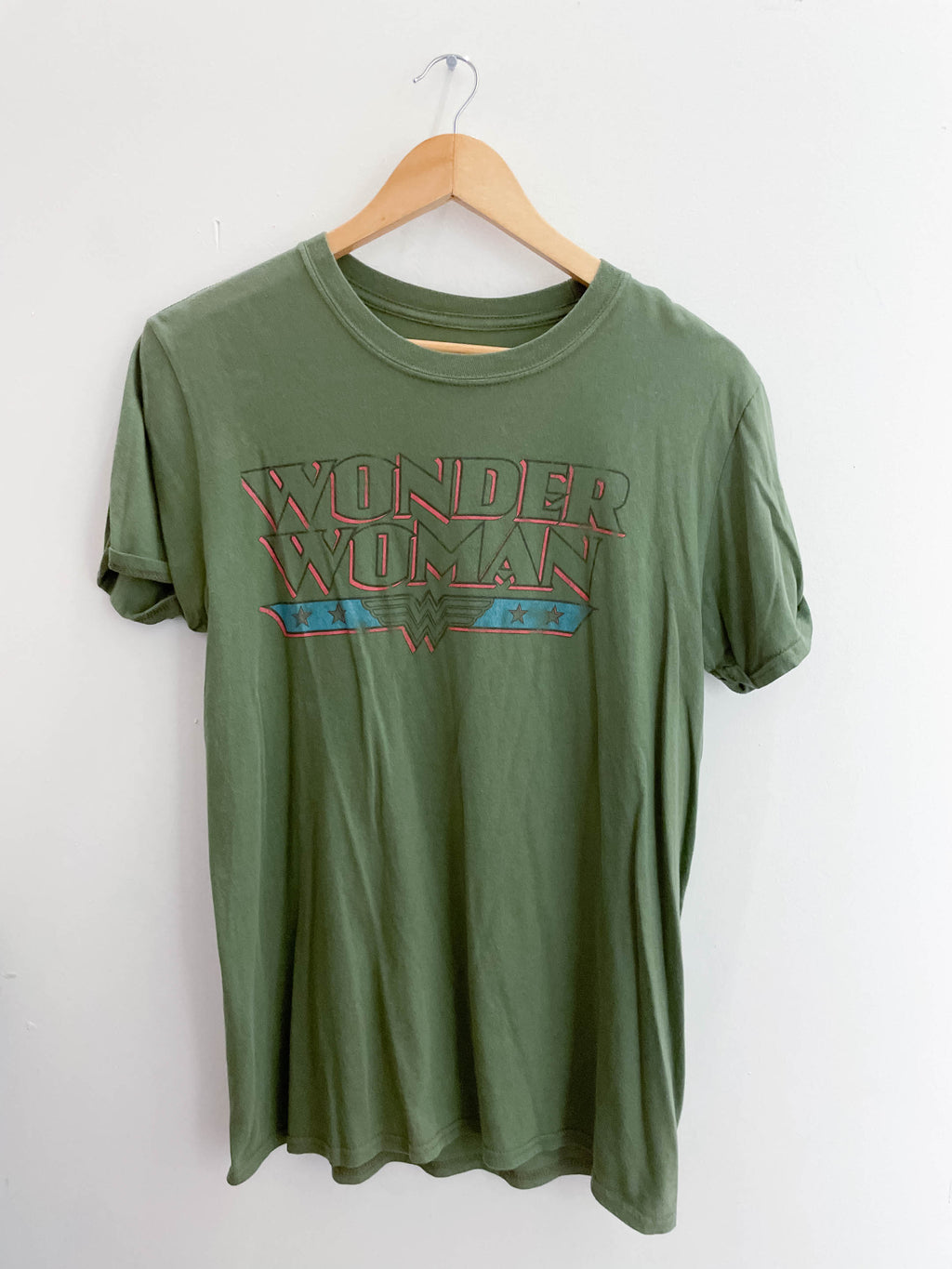 Vintage wonder woman green medium tshirt