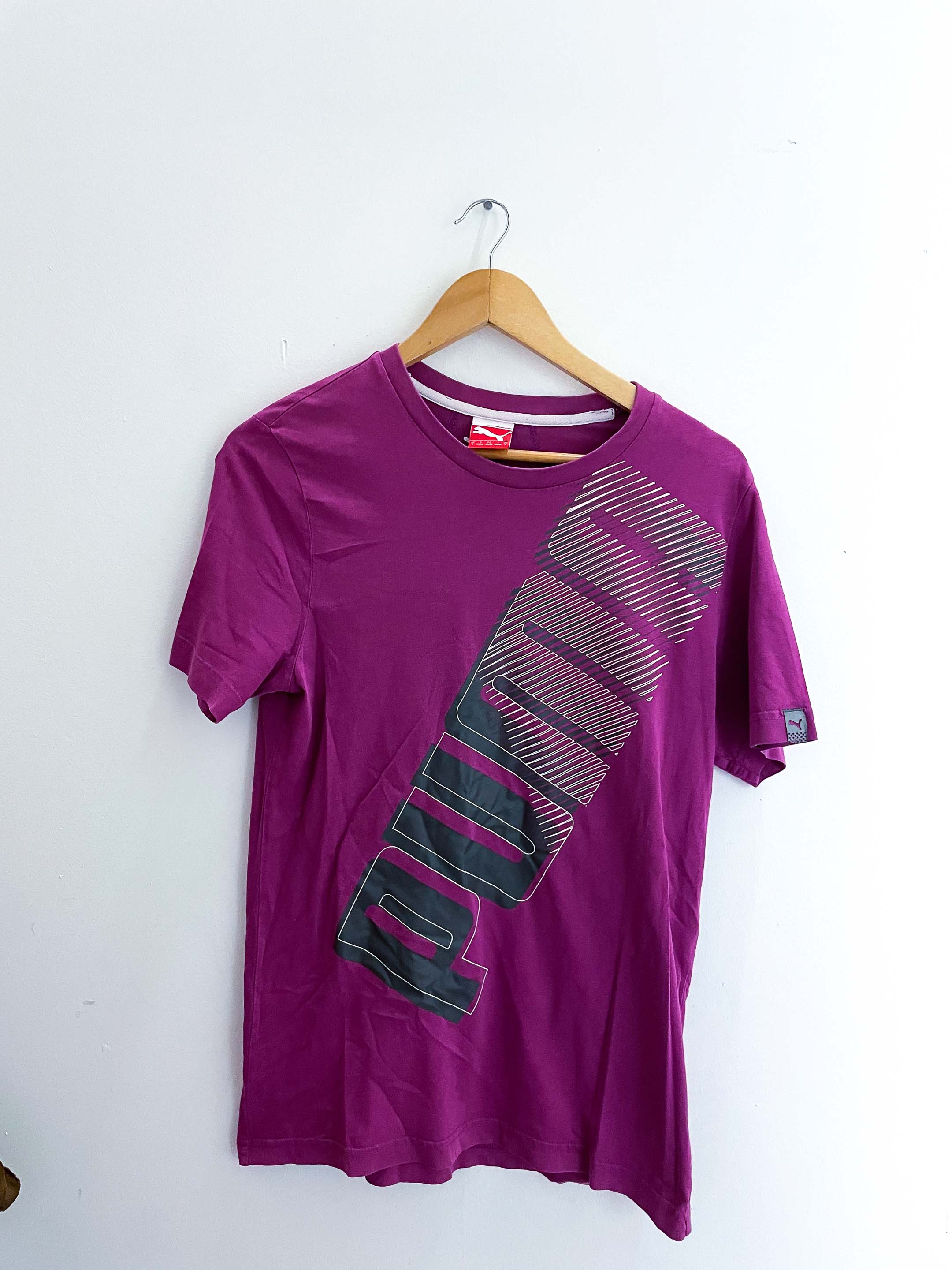 Vintage puma purple small tshirt 