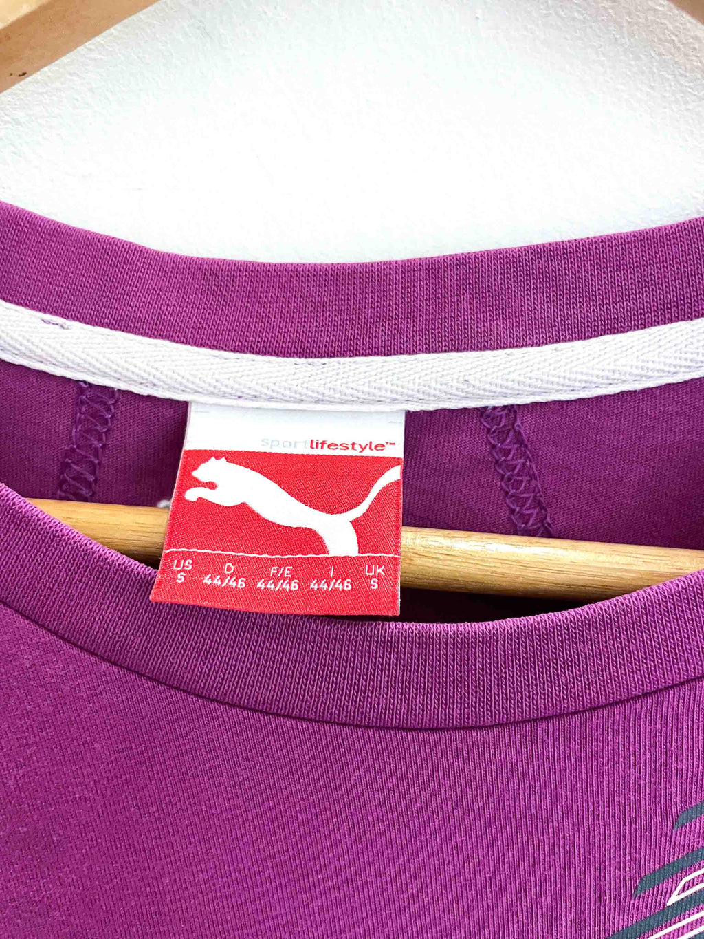 Vintage puma purple small tshirt 