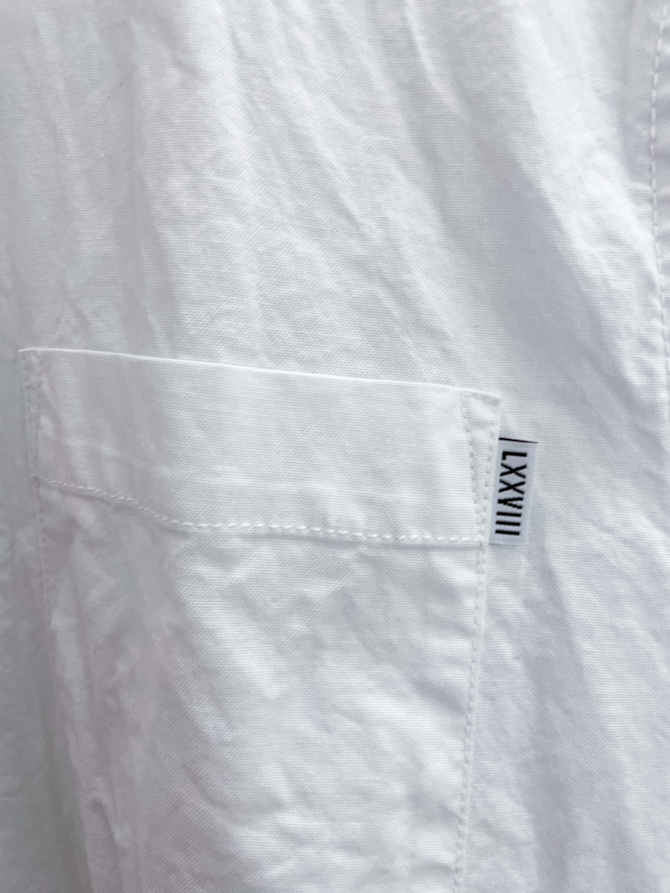 Vintage white topman short sleeve shirt size M