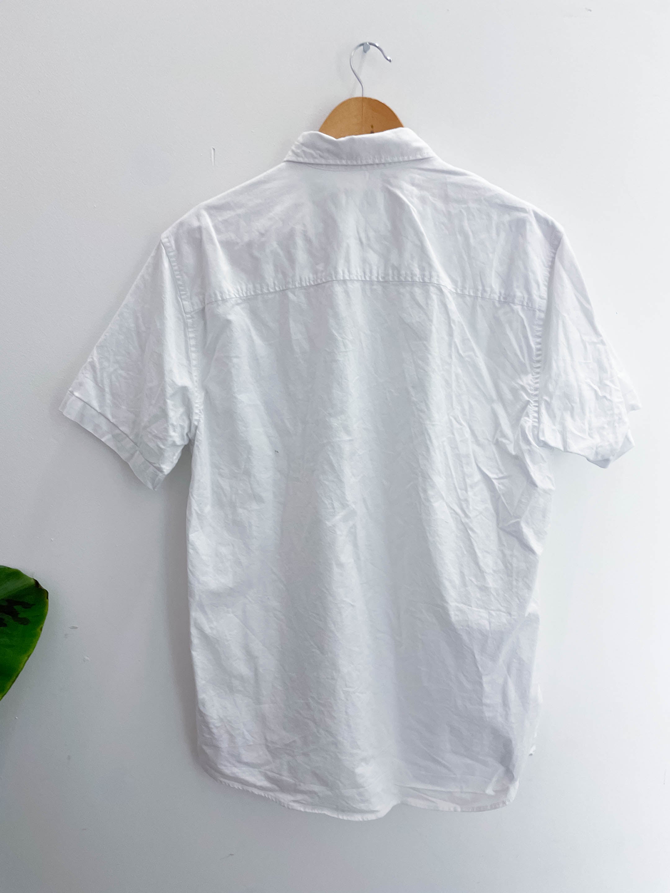 Vintage white topman short sleeve shirt size M