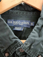 Vintage black US polo ASSN mens shirt size XL