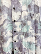 Vintage large purple camice brando patterned long sleeve shirt