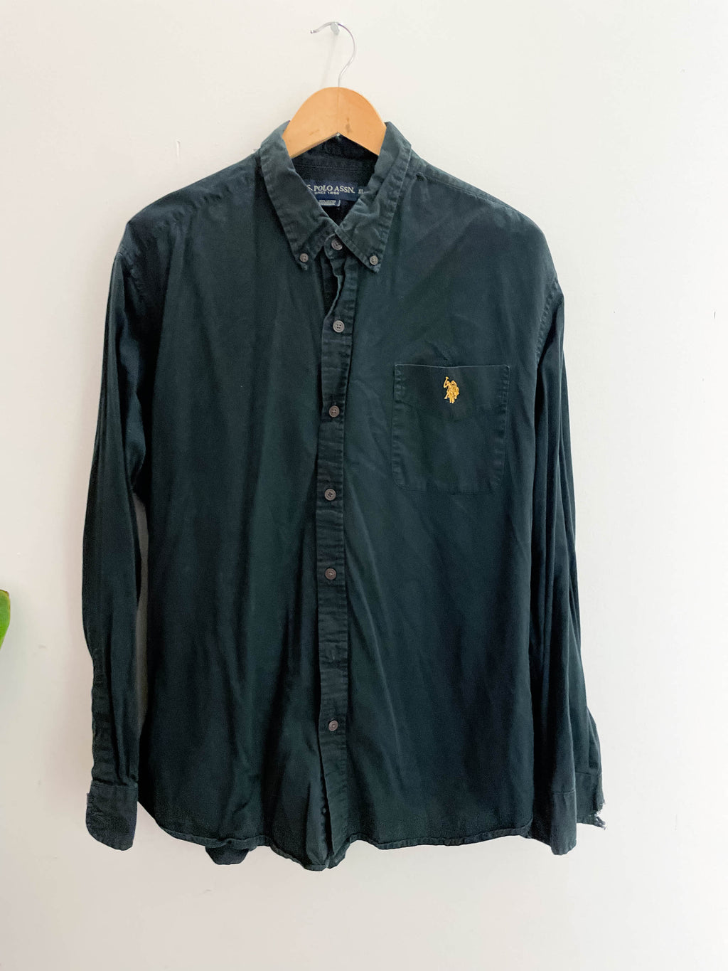 Vintage black US polo ASSN mens shirt size XL