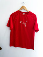 Vintage red puma sport lifestyle small tshirt
