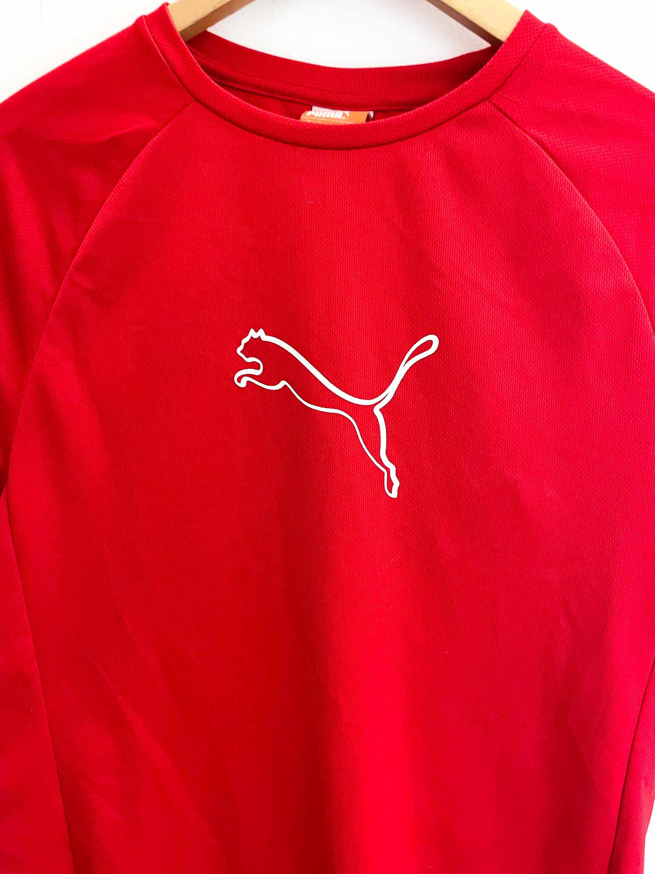 Vintage red puma sport lifestyle small tshirt