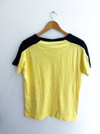 Vintage yellow puma vneck large tshirt
